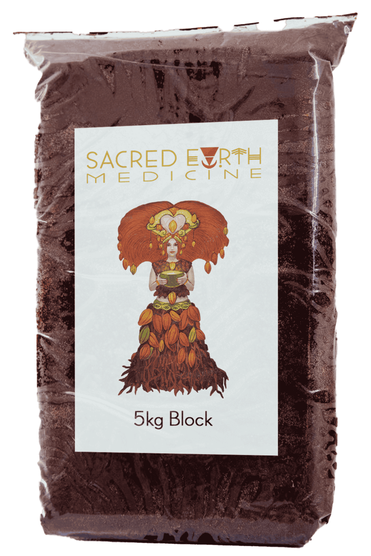 A 5kg block of Sacred Earth Medicine Ceremonial Cacao is perfect for cacao practitioners and ceremonialists, and for our loyal customers that just love their cacao. This pack contains 180 creative doses and over 110 ceremonial dose. Its a wopper! 