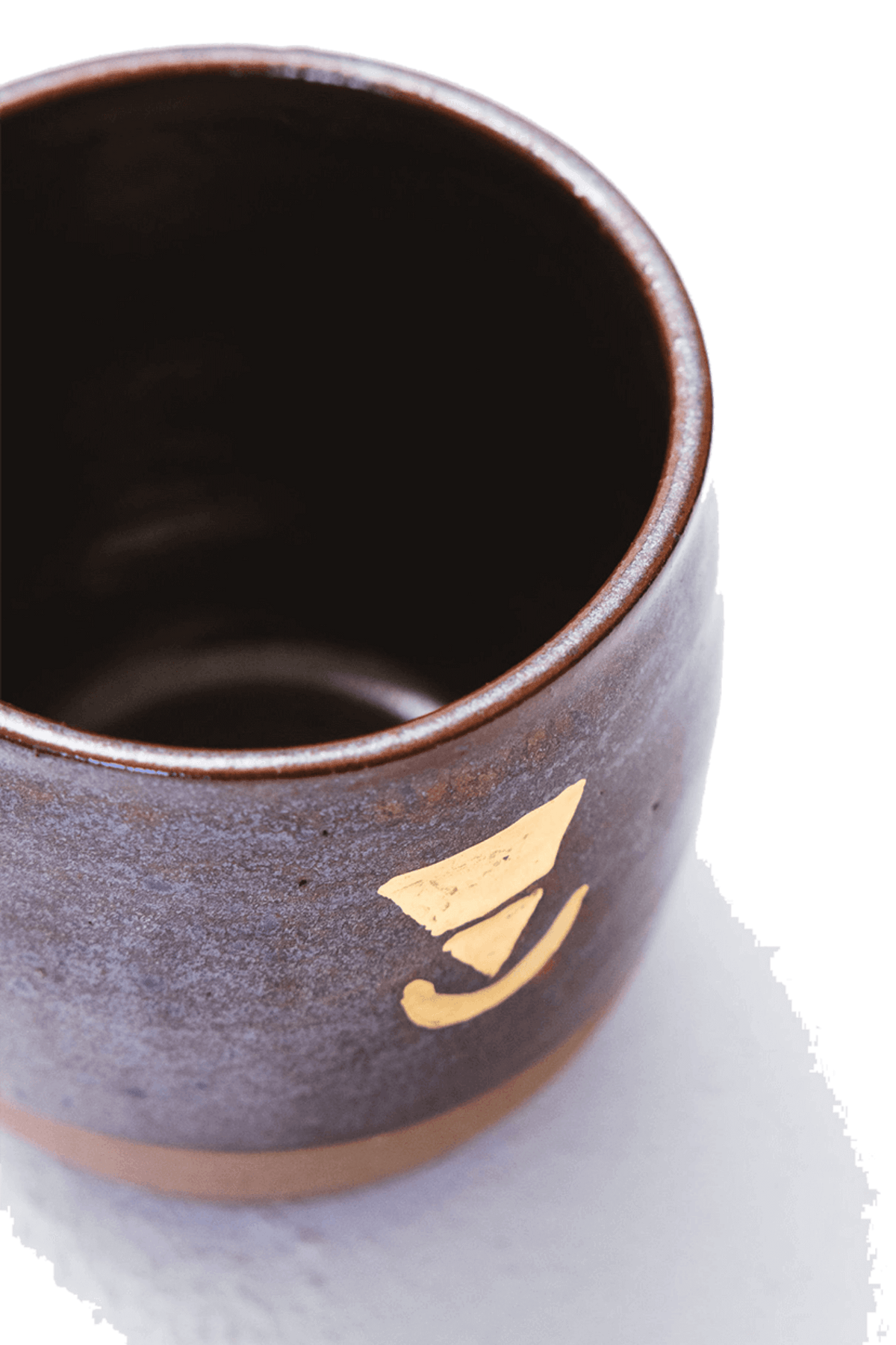 Taking a peek at the inside of the large ceremonial cup